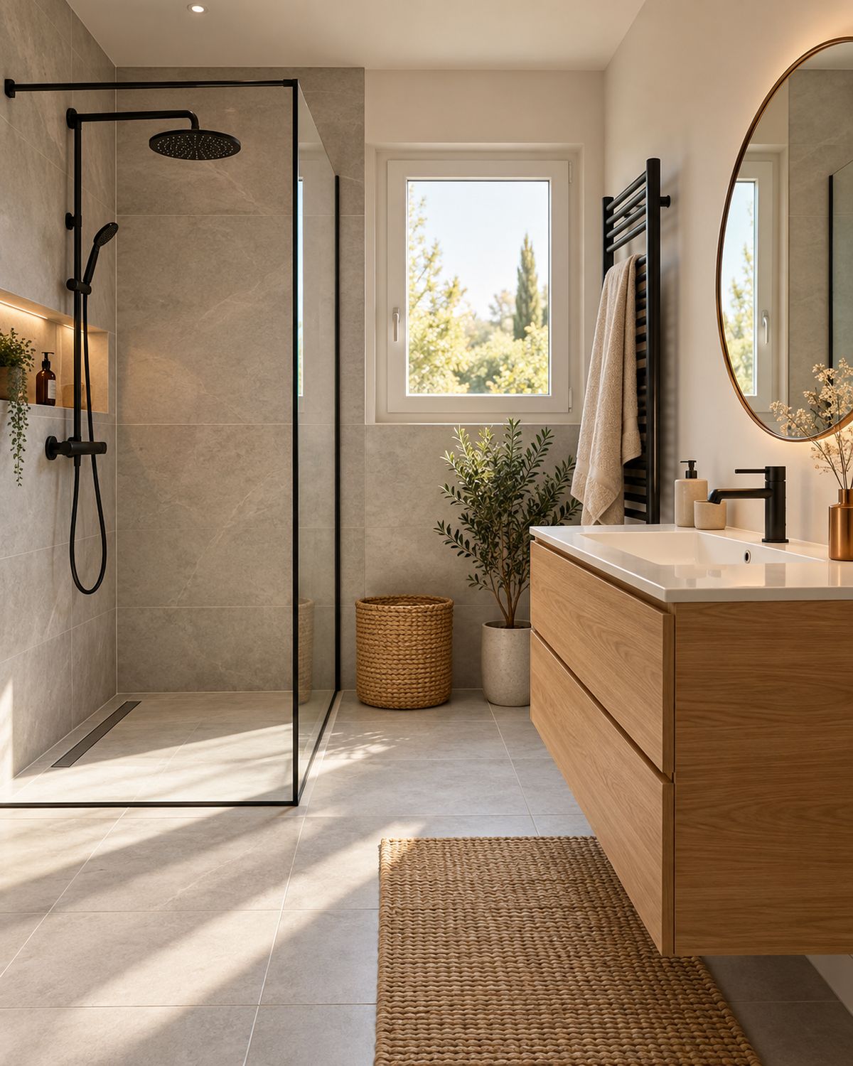 Salle de bain rénovée par Plombier Yverdon-les-Bains à Yverdon-les-Bains